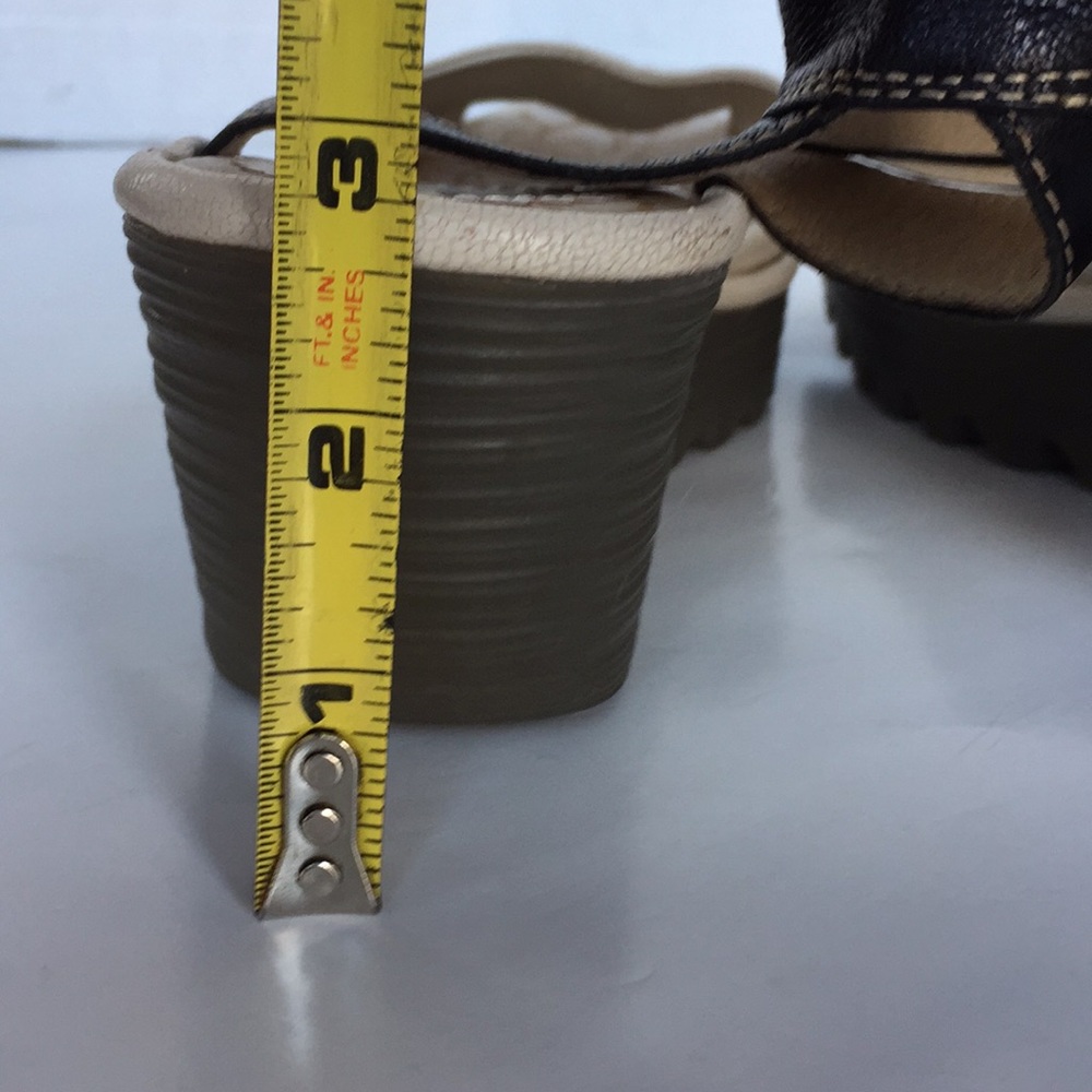 Fly London sandals Yula Leather Wedge - Picture 7 of 12